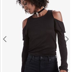 Lucky Brand Open Shoulder Long Sleeve